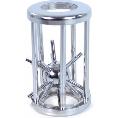 TEDDIES Hlavolam Ježek v kleci kovový chromovaný – Zboží Dáma