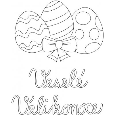 Pískohraní s.r.o. Šablona Velikonoční motiv vajíčka Velikost: 105 x 148 mm – Hledejceny.cz