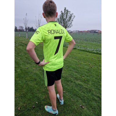 MAN.UNITED Ronaldo svítivě zeleno-černý