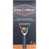 Ruční holicí strojek Gillette King C. Blue Chrom