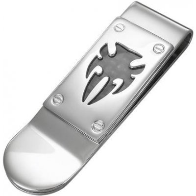 Spona na peníze Ocelová s ornamentem – Zboží Dáma