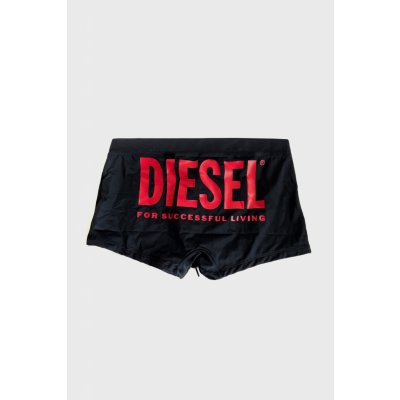 Diesel pánské plavecké boxerky A09676-0JMAK-900 černá-potisk – Zboží Mobilmania