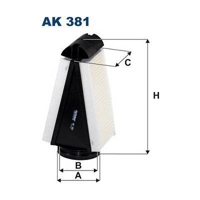 Vzduchový filtr Filtron AK 381 – Hledejceny.cz