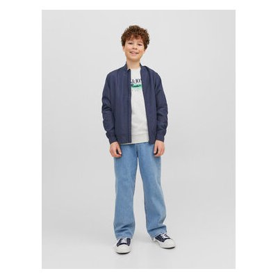 Jack & Jones Junior bunda bomber 12235758 modrá