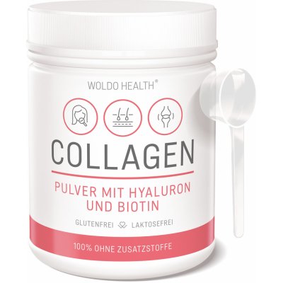 WoldoHealth Kolagen kyselina hyaluronová biotin 500 g – Zboží Dáma