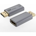 PremiumCord adaptér DisplayPort - HDMI, 8K@60Hz, 4K@144Hz Male/Female, pozlacené konektory - kportad30 – Zboží Živě