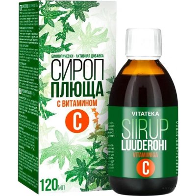 Vitateka Břečťanový sirup s vitaminem C 120 ml – Hledejceny.cz