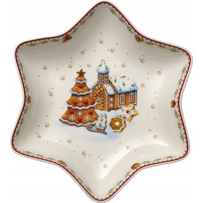 Villeroy & Boch Winter Bakery Delight mísa ve tvaru hvězdy Vesnice 24,5 cm – Zboží Mobilmania