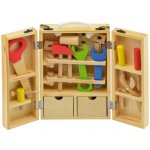 Teddies nářadí dřevo s doplňky v dřevěném kufříku 21x30x8cm – Zbozi.Blesk.cz