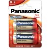 Baterie primární Panasonic Pro Power D 2ks 00215999