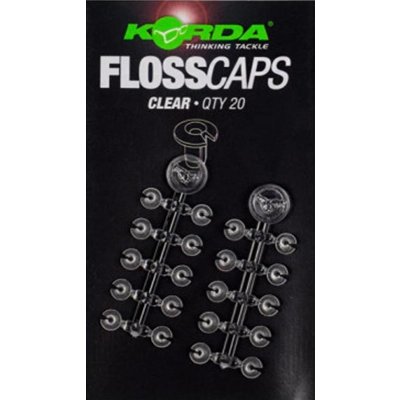 Korda Zarážka Floss Caps Clear 20ks – Sleviste.cz