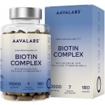 AAVALABS Biotin komplex 180 kapslí – Hledejceny.cz