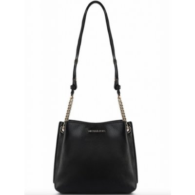 Michael Kors kožená kabelka Teagen crossbody black gold černá – Hledejceny.cz