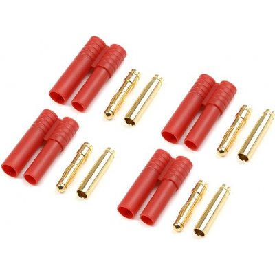 Revtec Konektor zlacený 4.0mm plastové pouzdro 4 – Hledejceny.cz