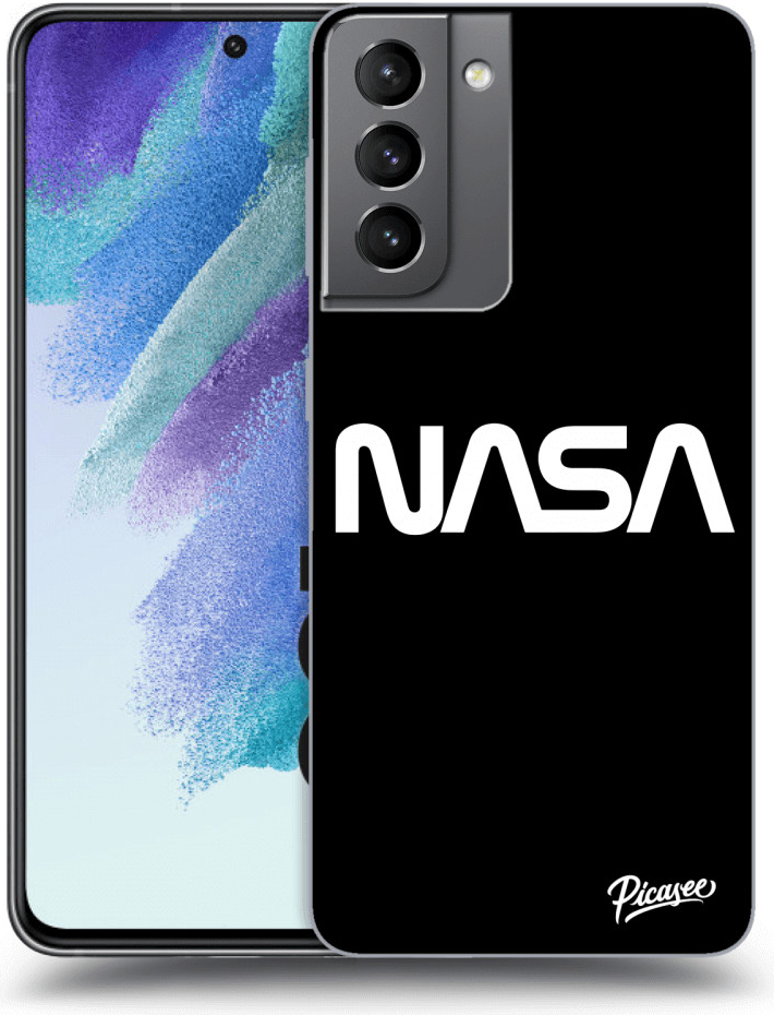 Pouzdro Picasee silikonové Samsung Galaxy S21 FE 5G - NASA Basic černé