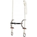 WEAVER Westernové udidlo Gag Sweet Iron Snaffle Sliding s nylonovou uzdečkou – Zbozi.Blesk.cz