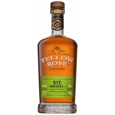 Yellow Rose Rye Whiskey 45% 0,7 l (holá lahev) – Hledejceny.cz