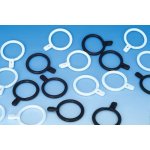 REPROPLAST Kroužek záclonový 10 ks se skřipcem, plast, bílý – Sleviste.cz