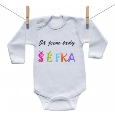 Boodyy Body s dlouhým rukávem Já jsem tady šéfka – Zboží Dáma