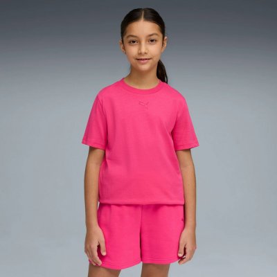 Puma Essentials Centered Cat Logo Tee G růžová – Hledejceny.cz