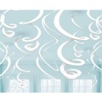 Závěsná dekorace bílá 55,8cm – Zboží Mobilmania