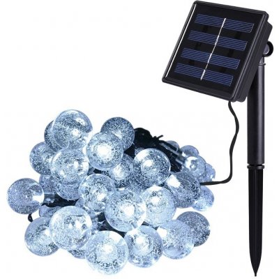 Solar 30 01 Solární vánoční řetěz čistá bílá 30LED 6Metrů – Zboží Mobilmania