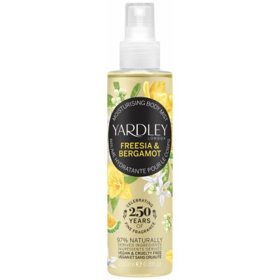 Yardley Tělová mlha Frézie & Bergamot 200 ml – Zbozi.Blesk.cz