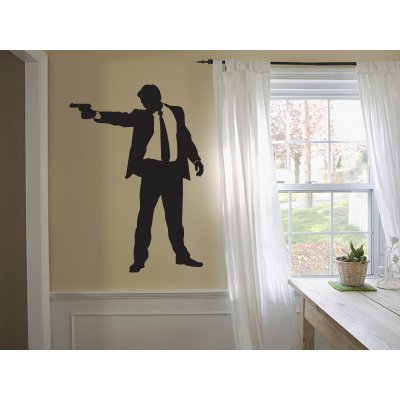 Nalepte.cz Agent s pistolí 71 x 100 cm