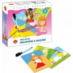 PEXI Malování a mazání pro dívky naučná hra v krabici 19 5x18 5 cm 4+ – Hledejceny.cz