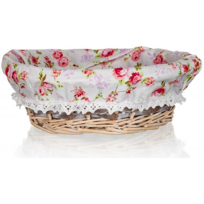Banquet košík ROSES kulatý 25x9cm proutěný – Hledejceny.cz