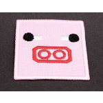 Nažehlovací záplata - Minecraft Pig - Prase - rozměr 4,5 cm x 4,5 cm – Zboží Mobilmania
