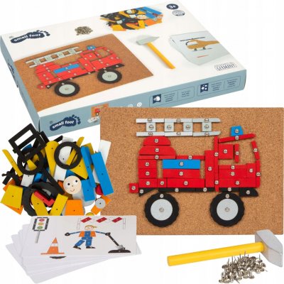 Small Foot zatloukací hra Vozidla – Zboží Dáma