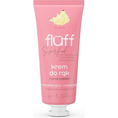 Fluff Superfood antibakteriální krém na ruce Banán 50 ml – Zbozi.Blesk.cz