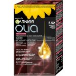 Garnier Olia Red Lacquers olejová permanentní barva na vlasy s vysokým leskem 5.52 Velvety Merlot 60 g – Zboží Dáma