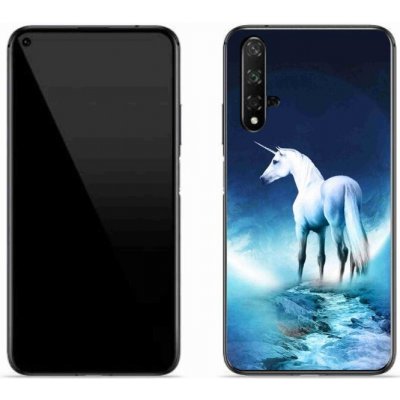 Pouzdro mmCase Gelové Huawei Nova 5T - bílý jednorožec – Zbozi.Blesk.cz