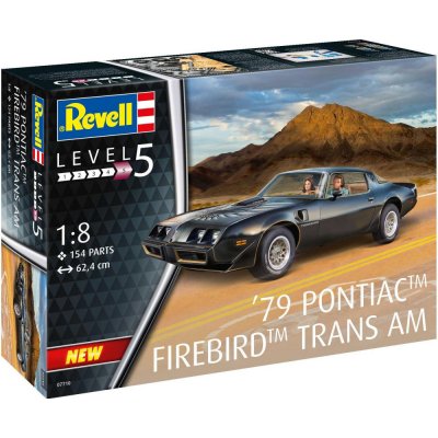 REVELL Plastic ModelKit auto 07710 Pontiac Firebird Trans Am 1:8 – Zbozi.Blesk.cz