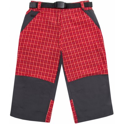 NEVEREST K267 Chlapecké 3/4 plátěné kalhoty Červená