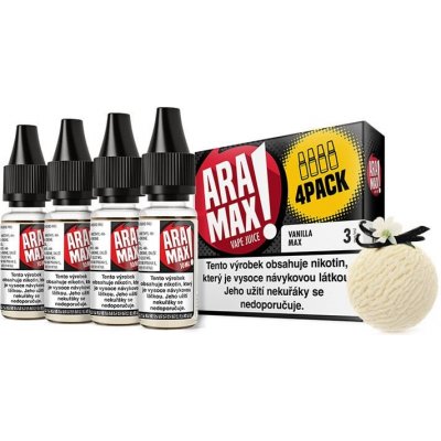 Aramax Vanilla Max 4 x 10 ml 3 mg – Hledejceny.cz