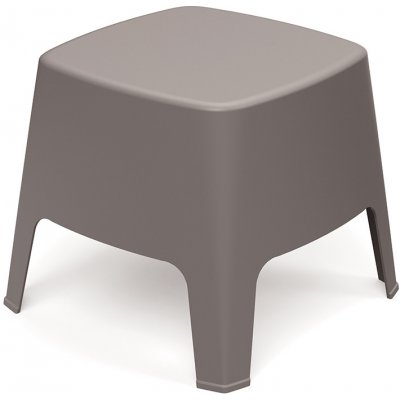 Prosperplast Stolička & odkládací stolek MILANE 485x485x420 zemitě hnědá – Hledejceny.cz