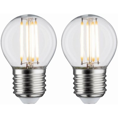 Paulmann LED kapka 5 W E27 čirá teplá bílá 2 ks 28640 – Hledejceny.cz