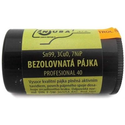 Pájecí cín Sn99, 3Cu0, 7NiP, pr.0,8mm - 40g – Hledejceny.cz
