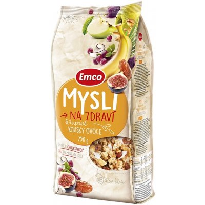 Emco Mysli na zdraví sypané kousky ovoce 750 g – Zbozi.Blesk.cz