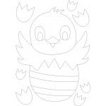 Radost v písku Šablona na pískování kuřátko se klube A4 210 x 297 mm – Zbozi.Blesk.cz