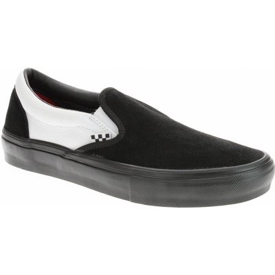 Vans Skate Slip-On Black/Black/White – Zboží Mobilmania