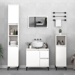 Nábytek XL Koupelnová skříňka bílá 65 x 33 x 60 cm kompozitní dřevo