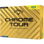 Callaway Chrome Tour Triple Track žluté 12 ks – Zboží Dáma