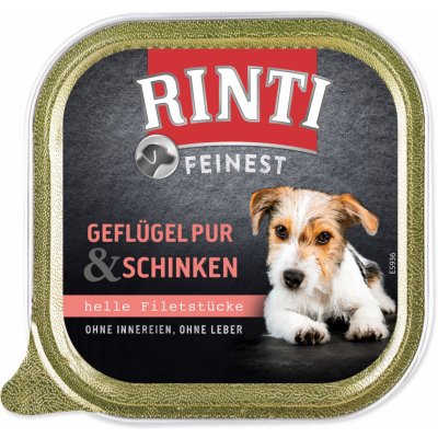 Rinti Feinest Adult Dog drůbeží se šunkou 150 g – Zboží Mobilmania