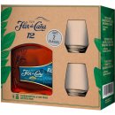 Flor De Cana Centenario 12y 40% 0,7 l (dárkové balení 2 sklenice)