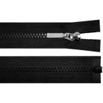 Kostěný zip No 5 délka 30 cm s ozdobným jezdcem, malé, 322 černá – Hledejceny.cz