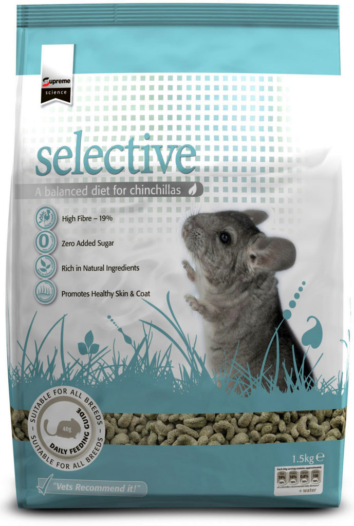 supreme science selective chinchilla food